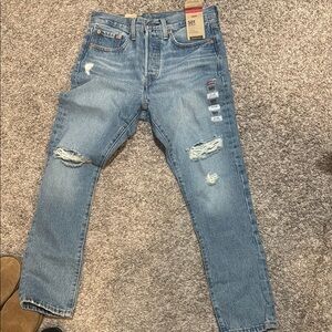Levi's Distressed Jeans 27x28